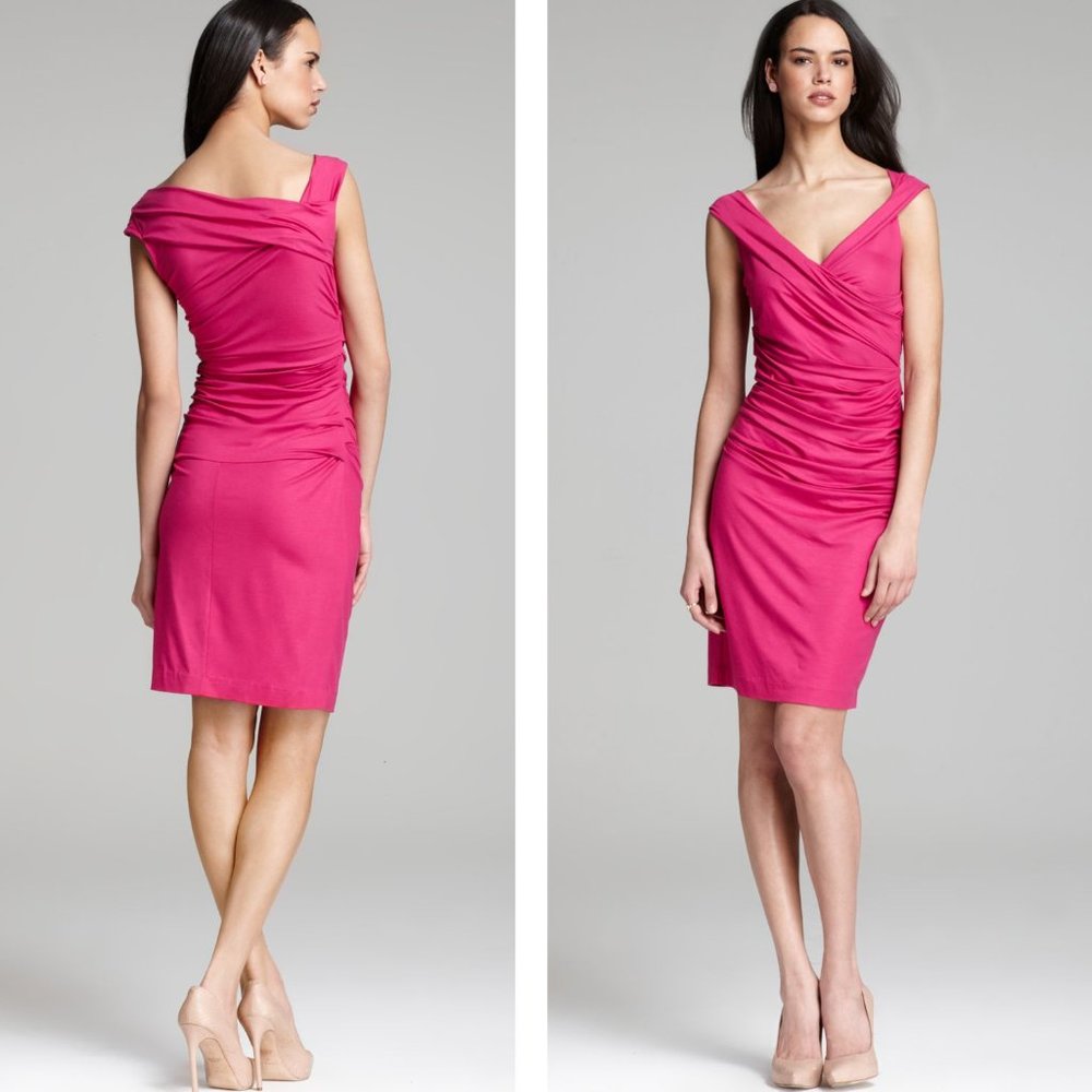 Diane von Furstenberg ruched bentley dress - Peony